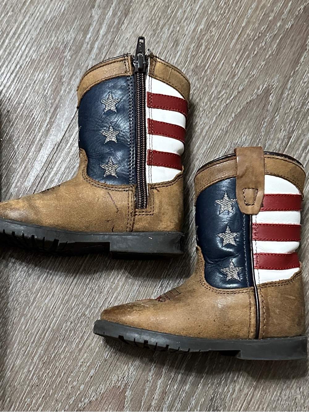 SMOKY MOUNTAIN BOOTS
STYLE 3800 STARS AND STRIPES -VINTAGE BROWN Size 6 Toddler - Picture 8 of 8